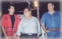 Anil Satish kaushik and Boney kapoor at milleniu 2000